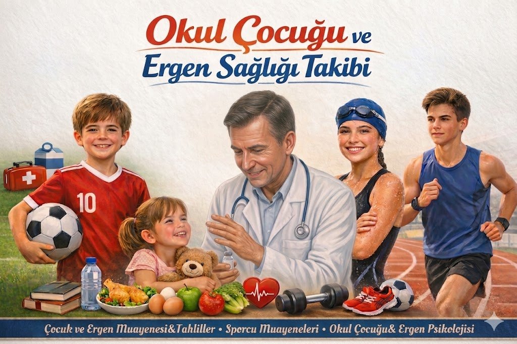 Okul Çocuğu ve Ergen Sağlığı Takibi – Uzm. Dr. Gökhan DAVUTOĞLU Ümraniye